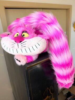 Disney Parks Cheshire Cat Plush 56" Long Boa Tail Alice in Wonderland (43" Tail)